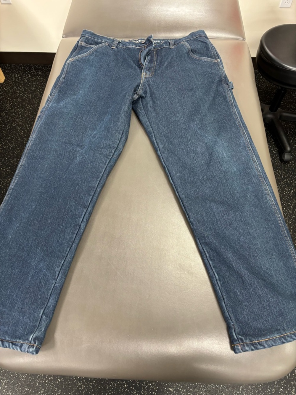 EUC Smith’s Work Wear Lined Denim Carpenter Jeans Size 36 x 32 - Picture 3 of 10